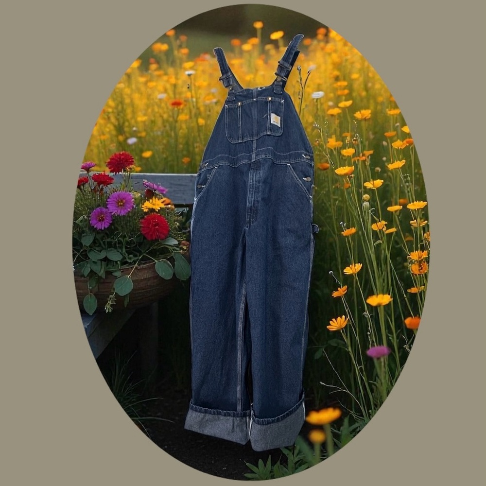 Carhartt Denim Overalls. Flawless. Unisex.
Size : 38 X 30